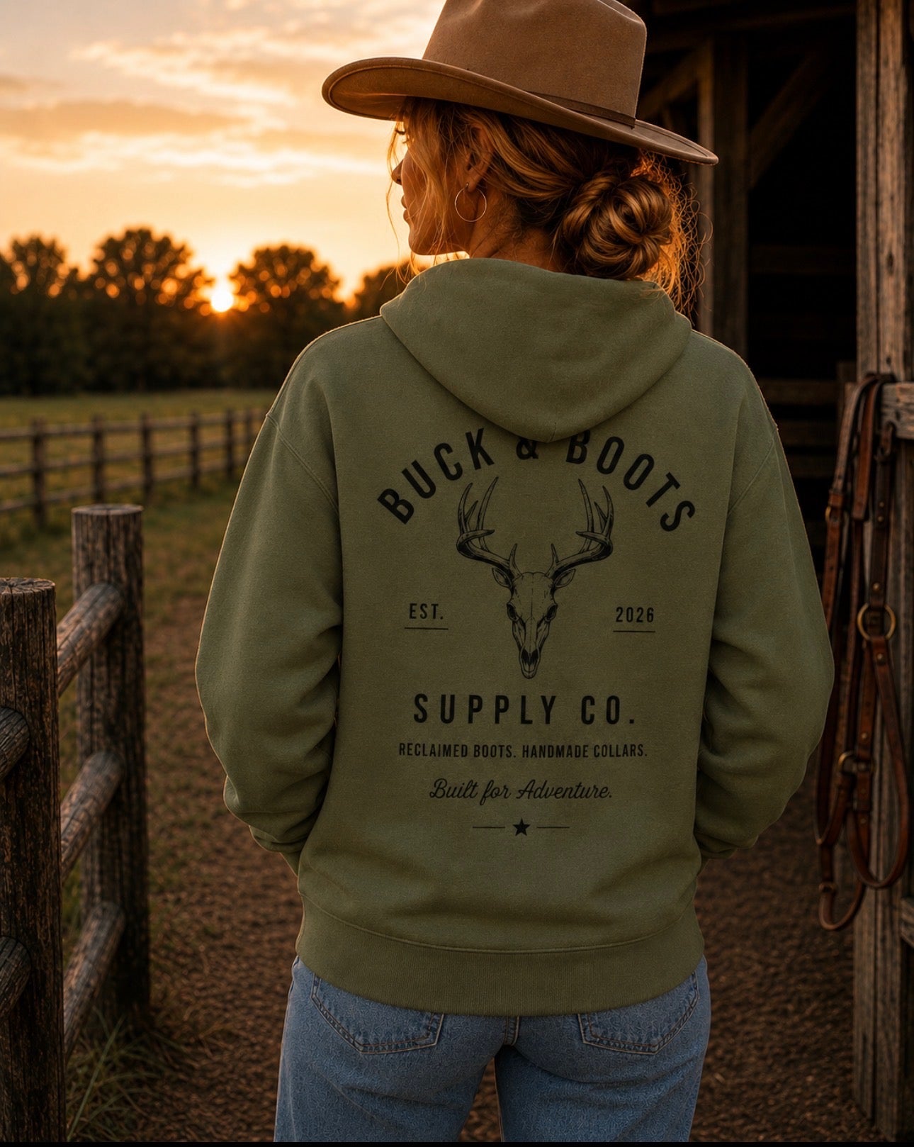 Buck & Boots Supply Co. American-Made Hoodie