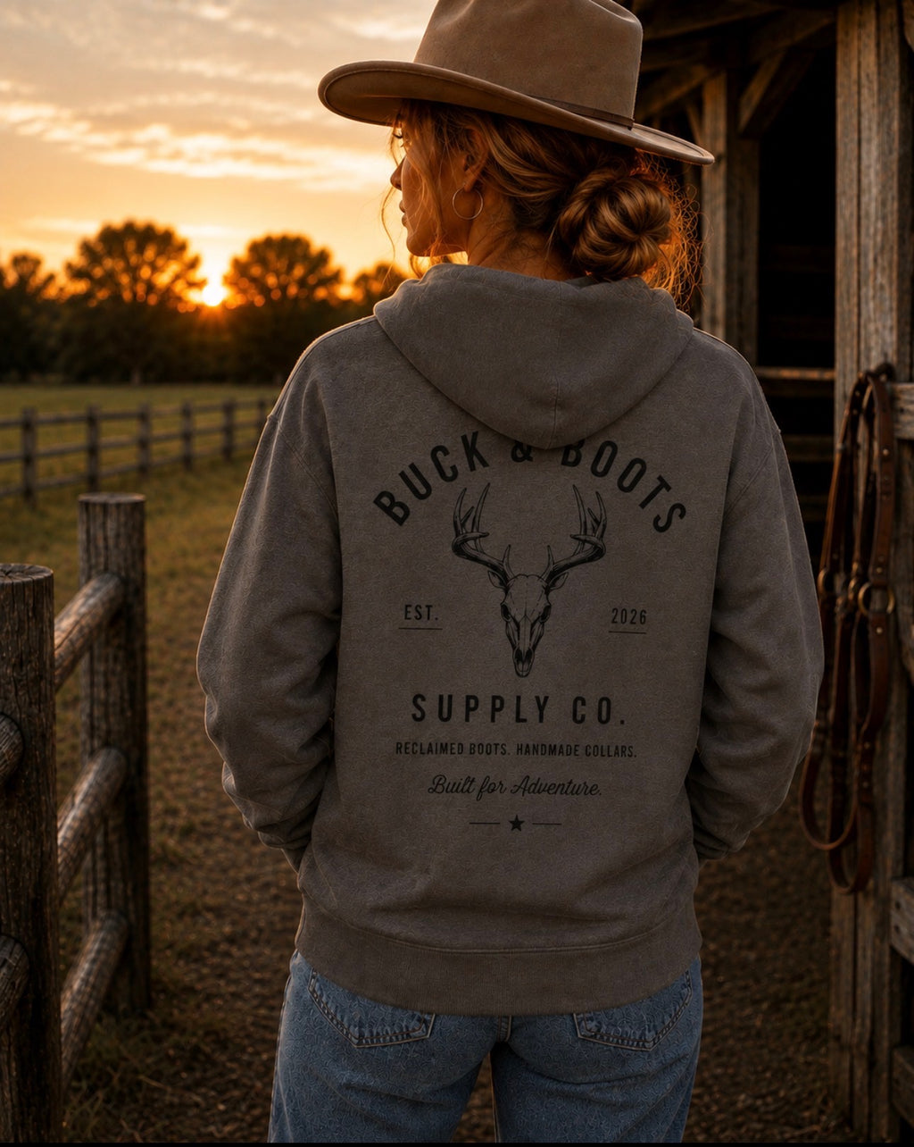 Buck & Boots Supply Co. American-Made Hoodie
