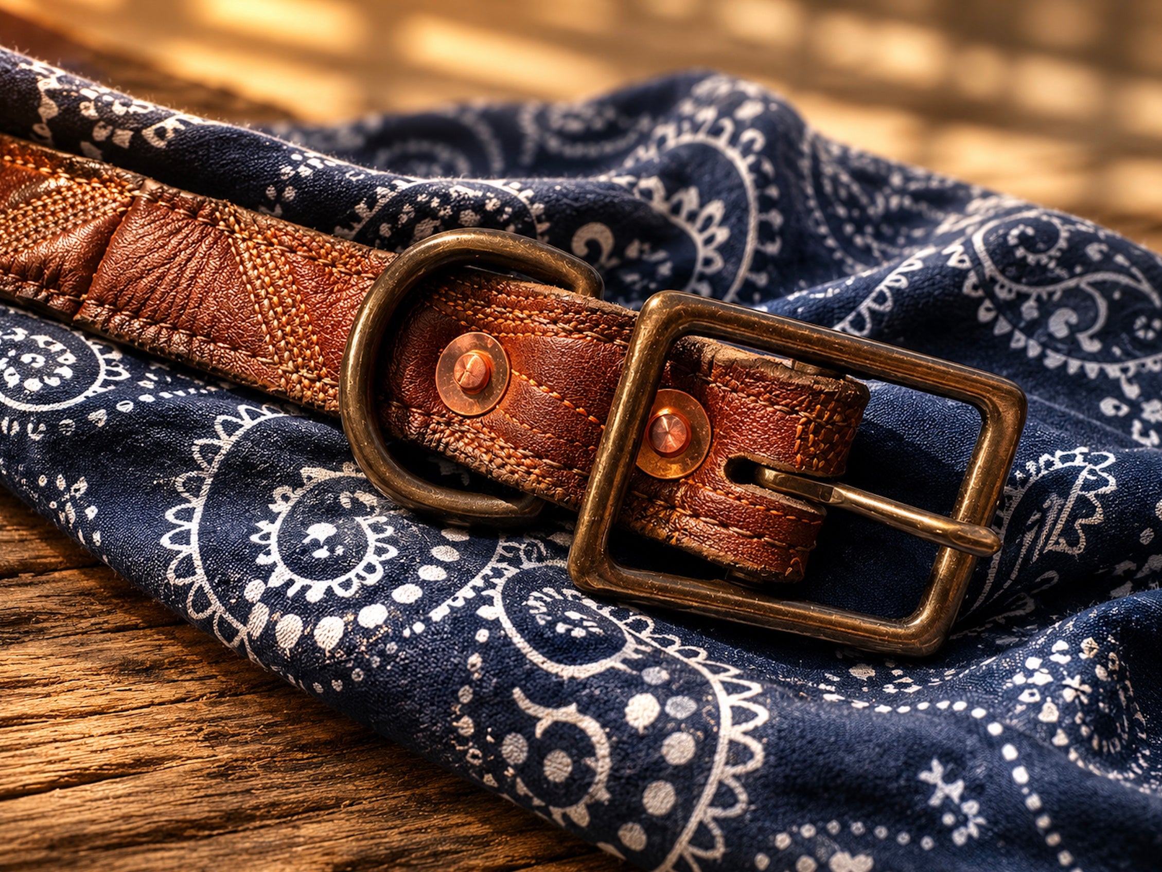 Whiskey Run | Handcrafted Cowboy Boot Dog Collar (Copy)