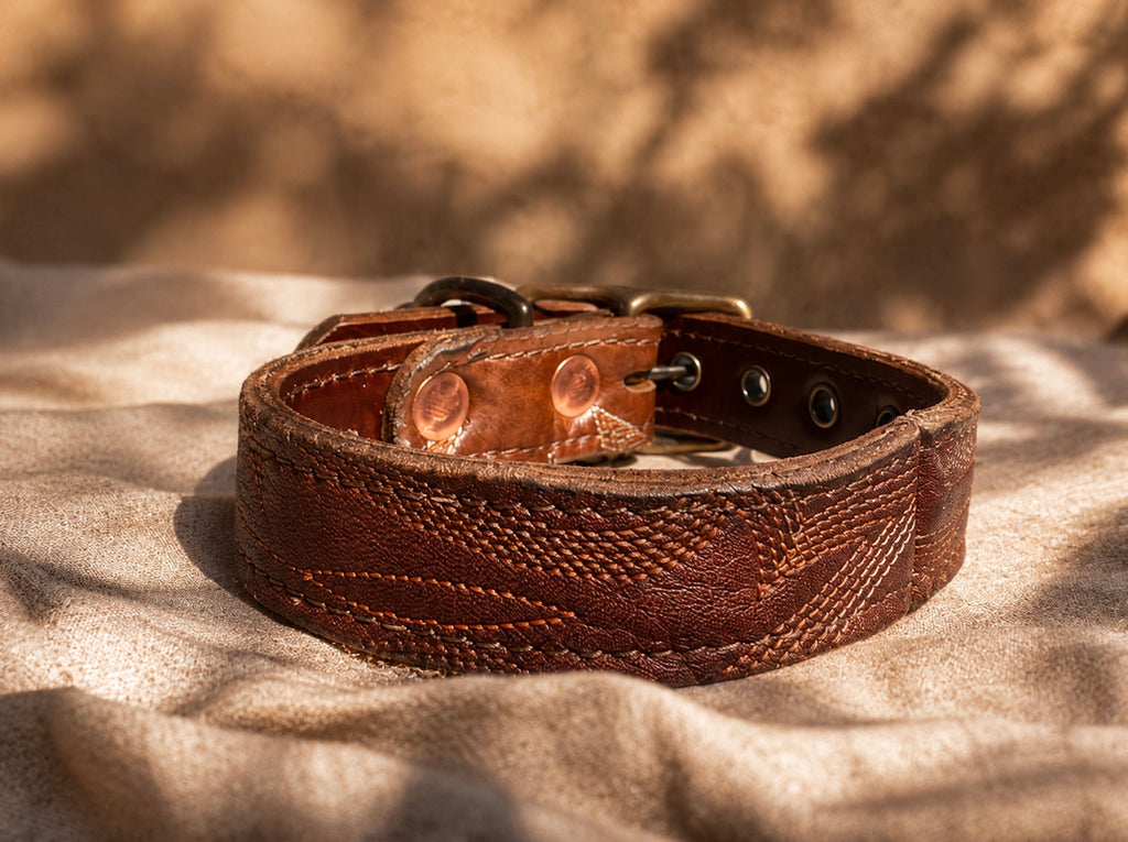 Whiskey Run | Handcrafted Cowboy Boot Dog Collar (Copy)